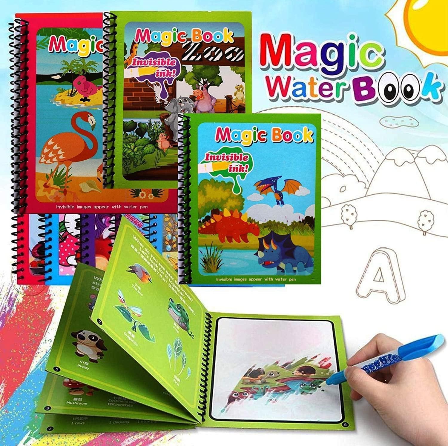 Magic Water Drawing Coloring Book Kids Birthday Gift Doodle Pen Painting  Board Children Education Toys - Walmart.com